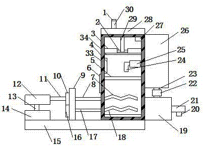 Chemical industrial wastewater treatment device