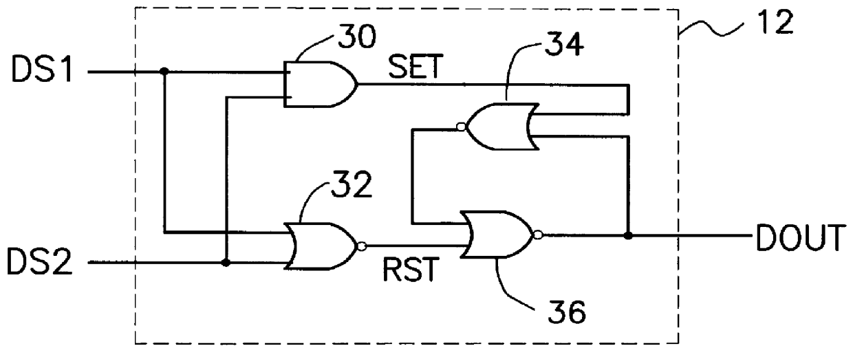 Digital pulse filtering circuit