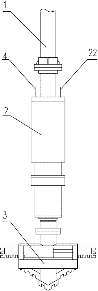 Drilling and reaming dual-purpose drilling tool and construction method thereof