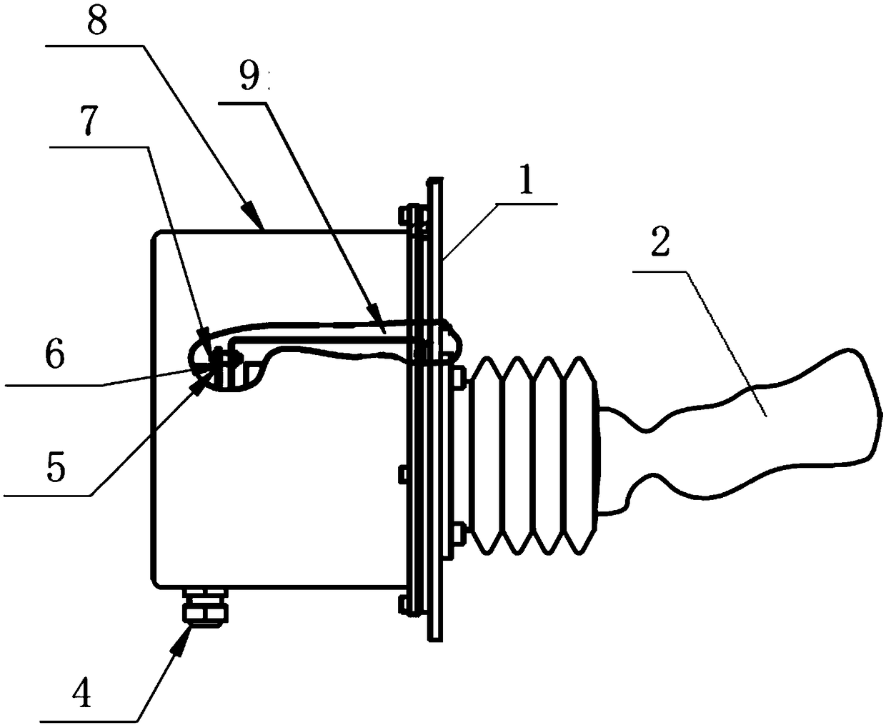 Monorail crane control device