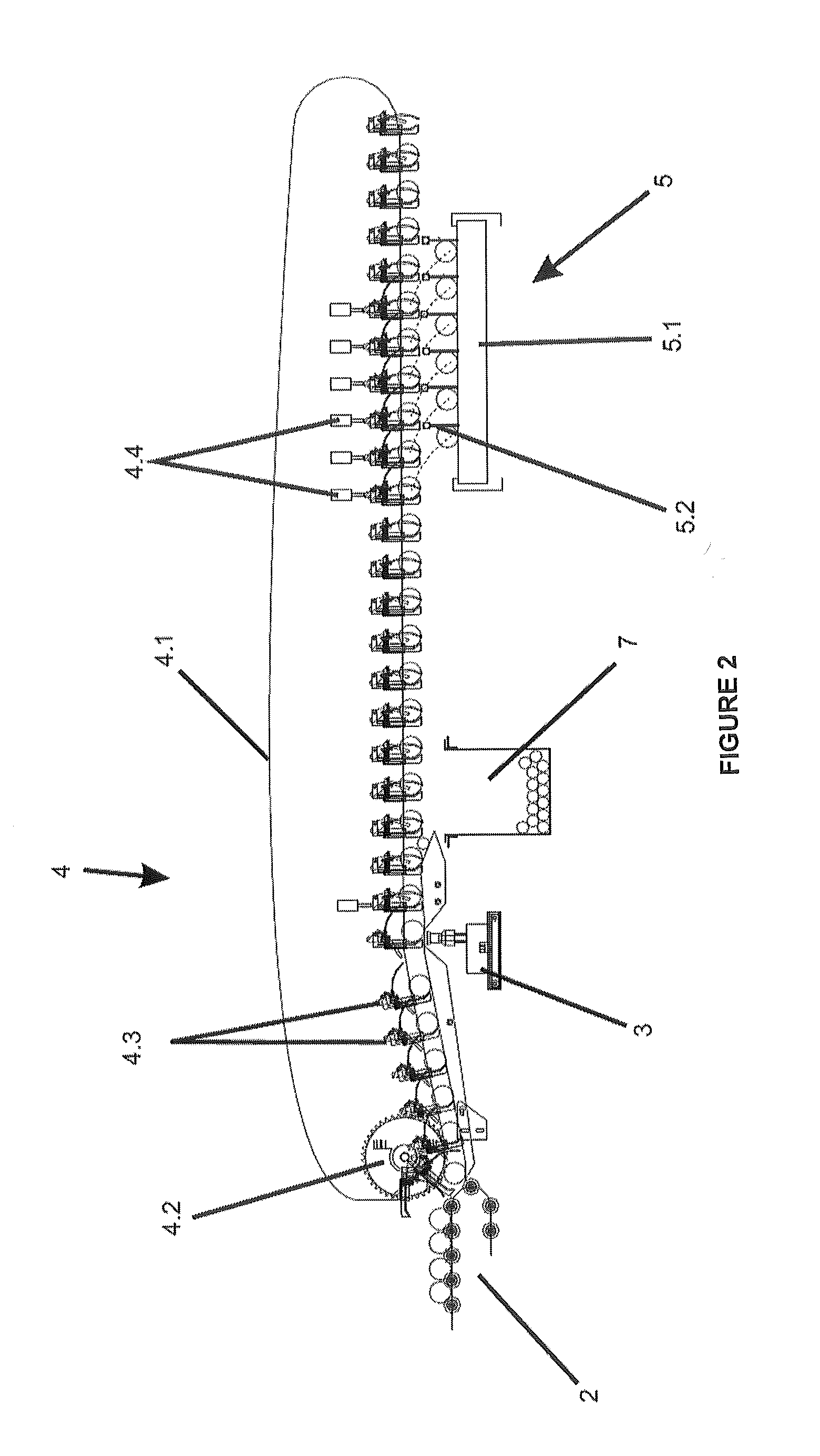 Applied to a continuous egg grader machine