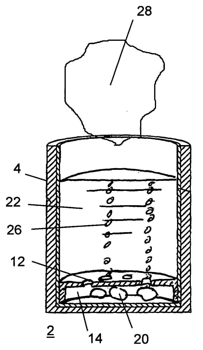 Dry ice drinking vessel