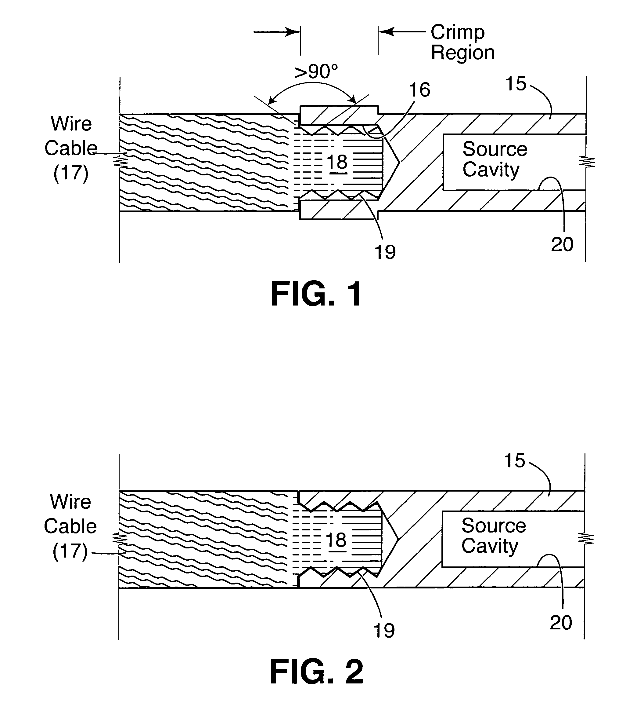 Cable attachment for a radioactive brachytherapy source capsule