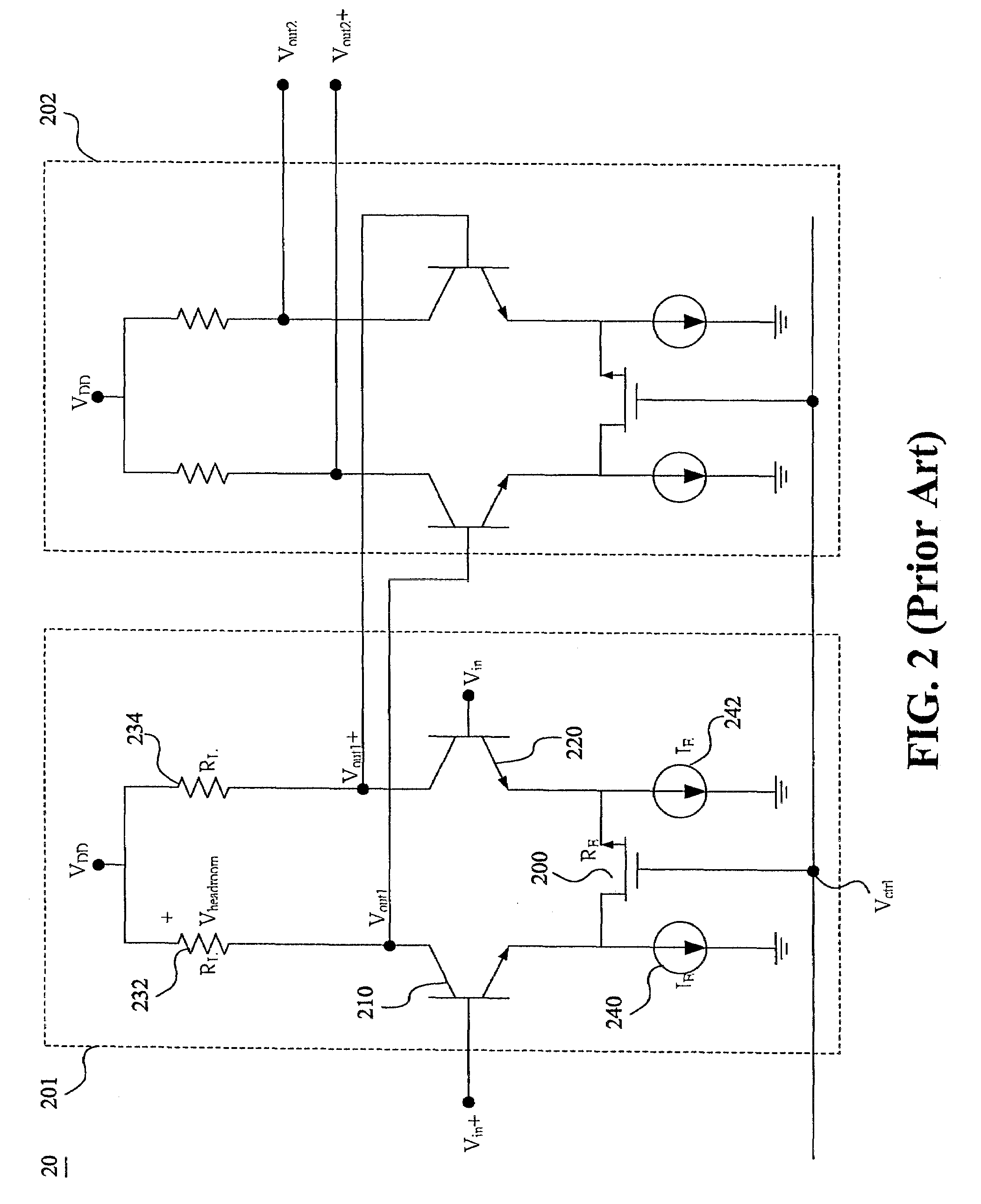 Variable gain amplifying circuit