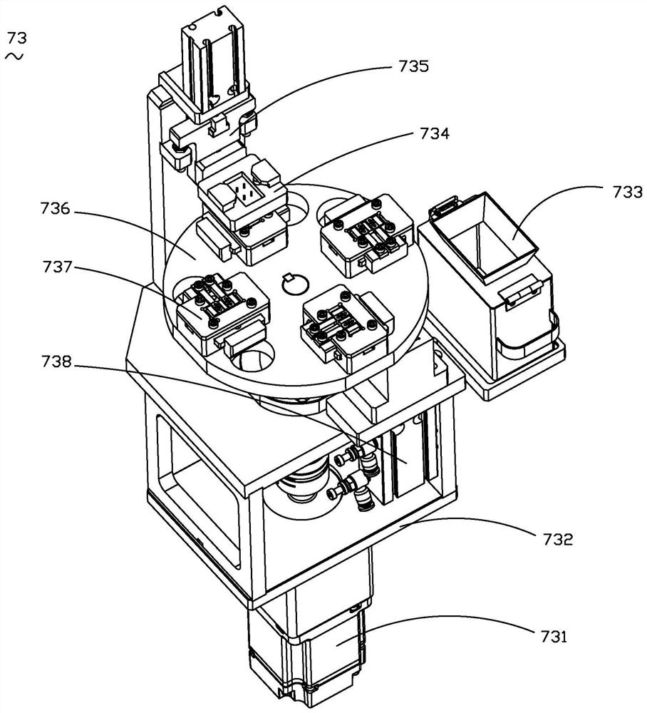 Atomization core sealing element installation work station and electronic cigarette automatic assembly production line