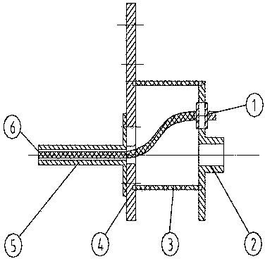 Insulator surface electric charge online measuring probe and measuring method thereof