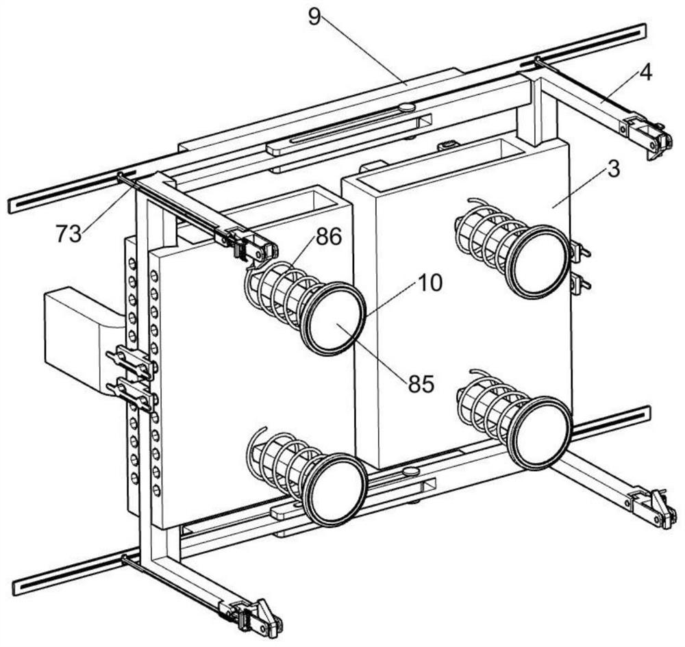 Non-ferrous metal forge piece pulling plate device