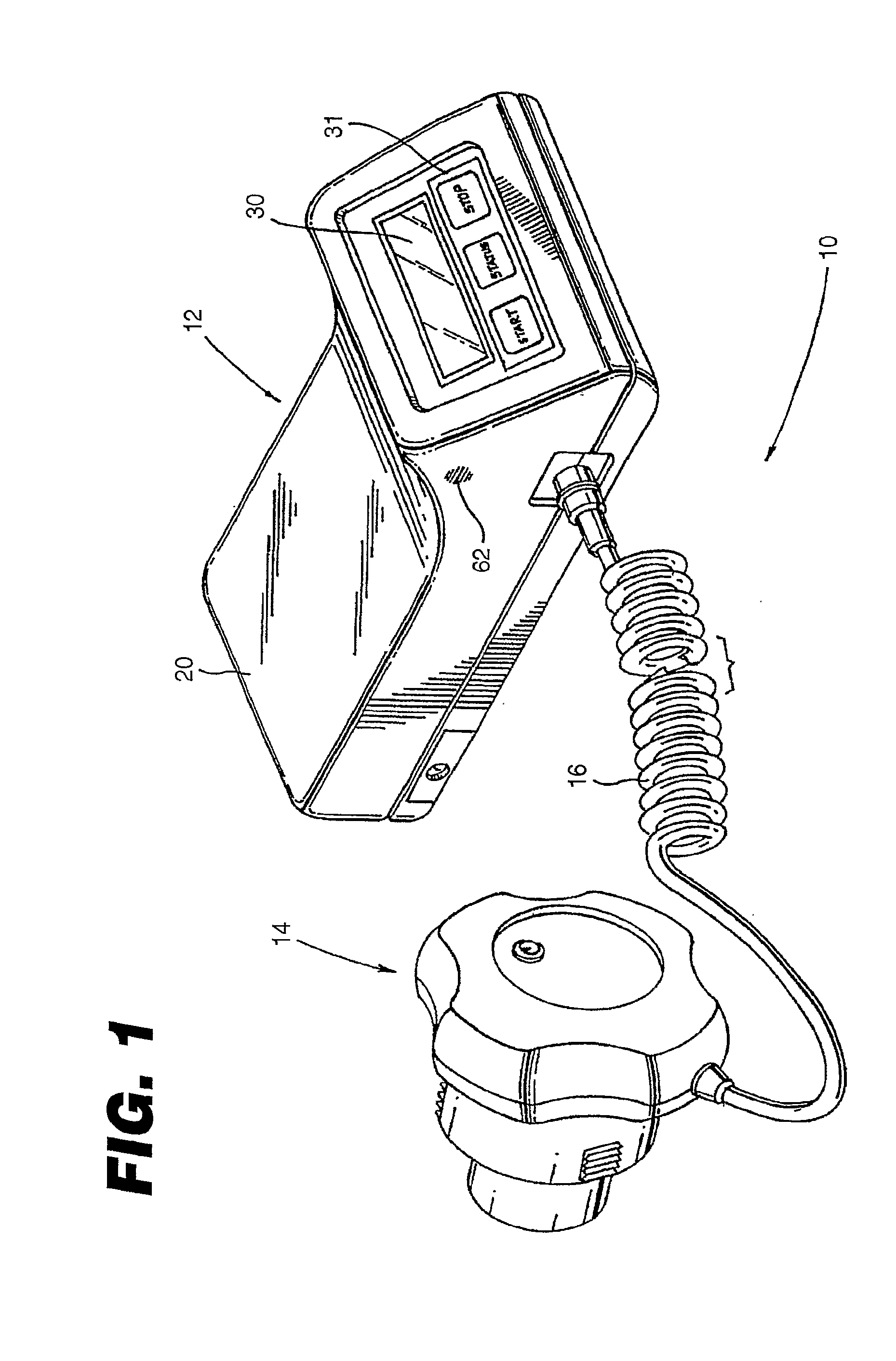 Apparatus and method for mounting a therapeutic device