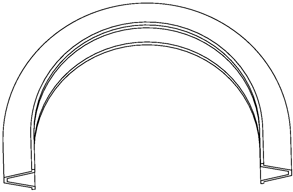 Weak surrounding rock tunneling construction equipment