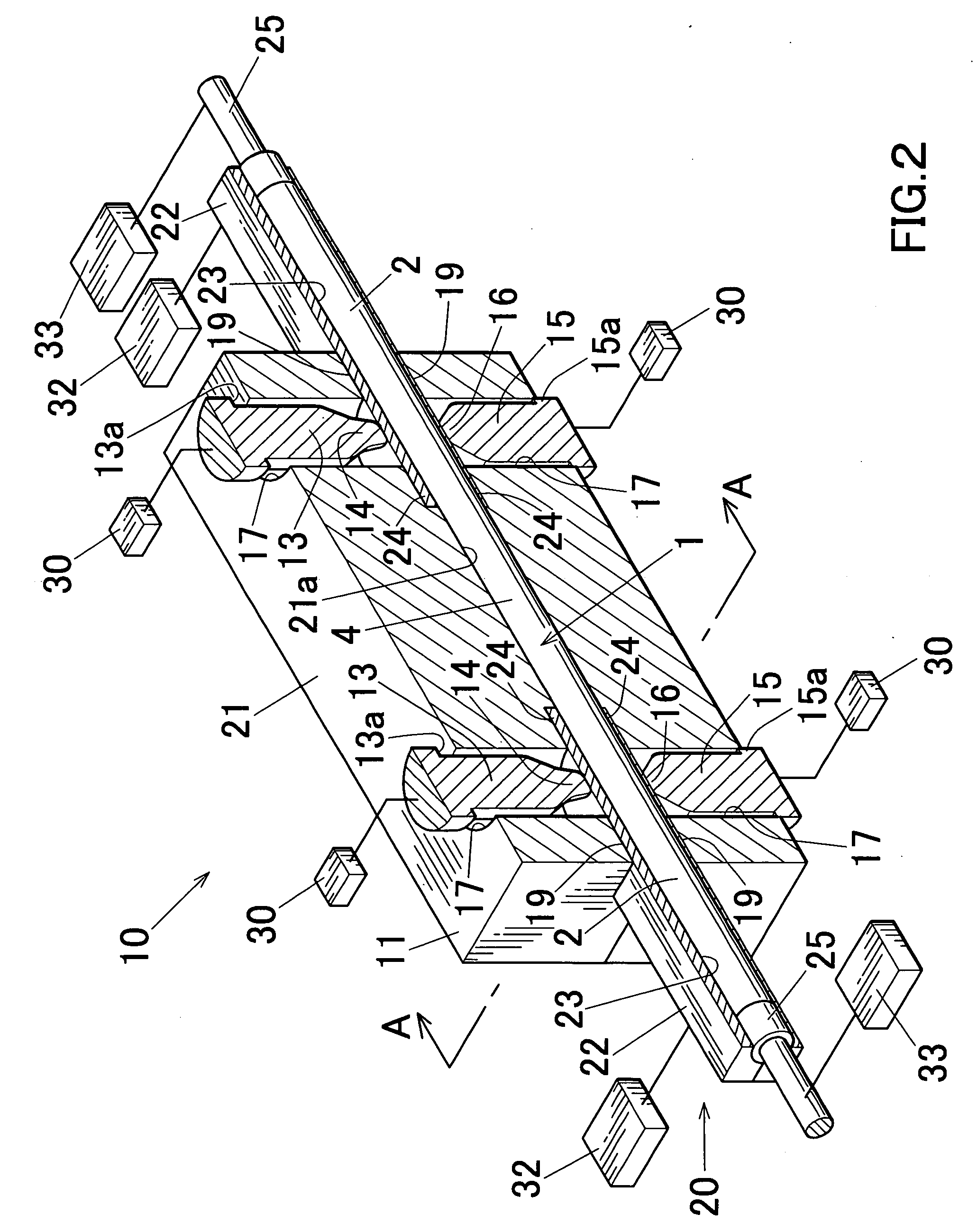 Method and apparatus for hole punching