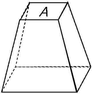 Keyboard with variable key surface size