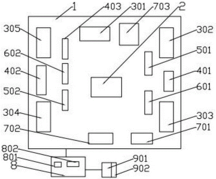 Intelligent robot control system based on bus steering engine control