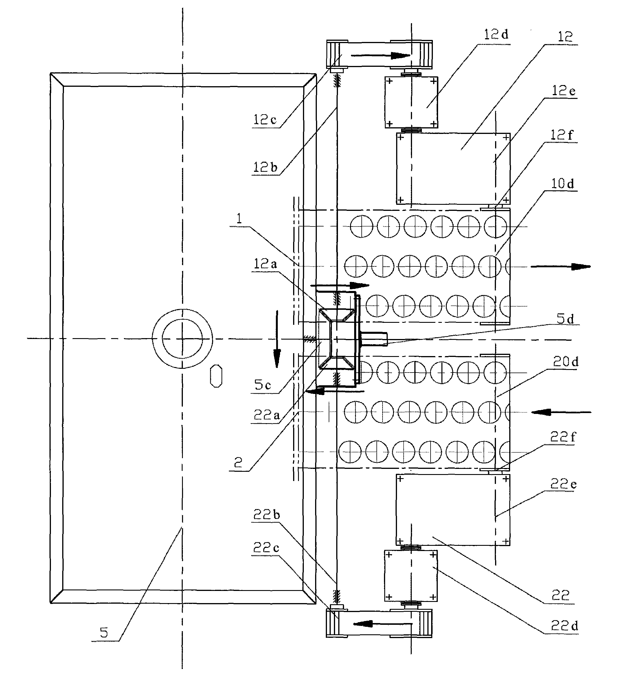 Multi-channel easy-open lid automatic stamping engineering design scheme and production line