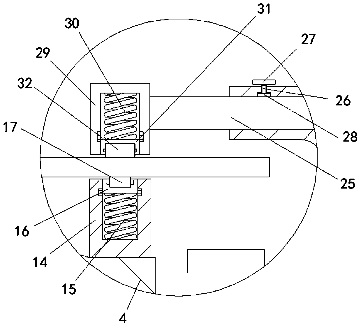 A alloy saw blade processing fixture with stable clamping and multi-angle adjustment