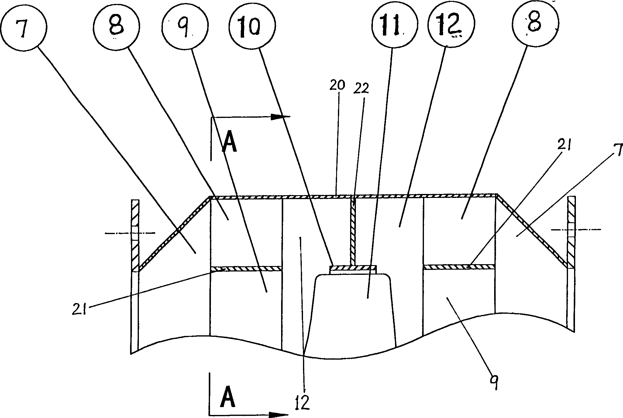 Positive- and negative-direction blowing-in and-out stilling -eliminating fan