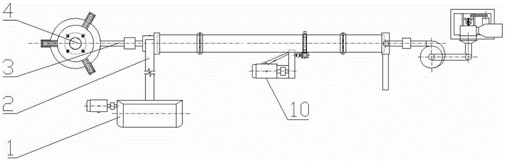 An energy-saving chemical gypsum drying and calcination system