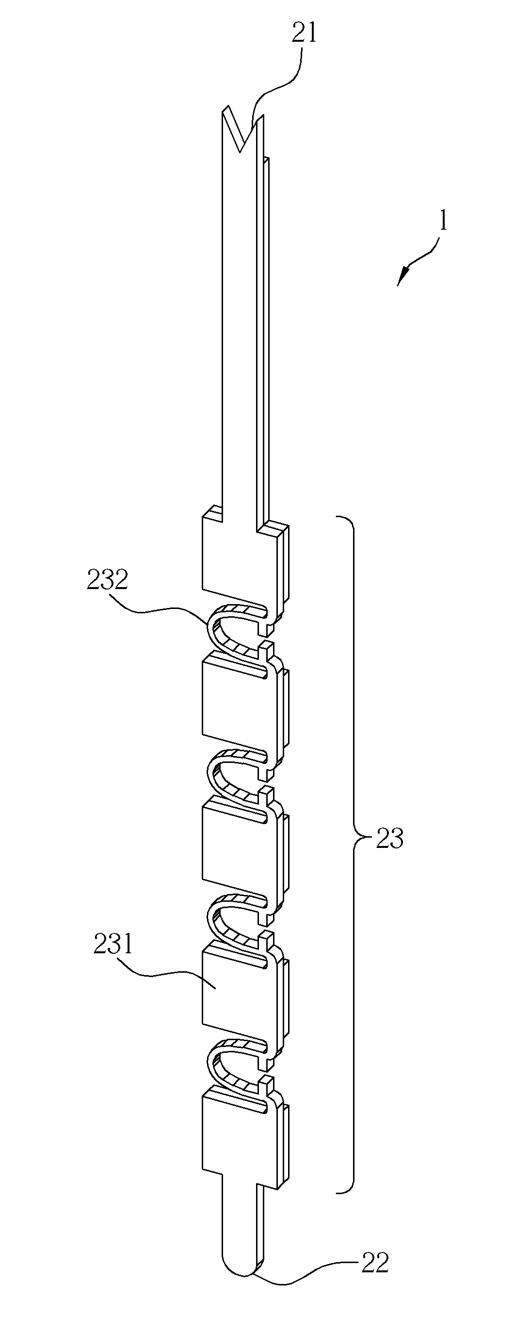 High-frequency vertical spring probe card structure