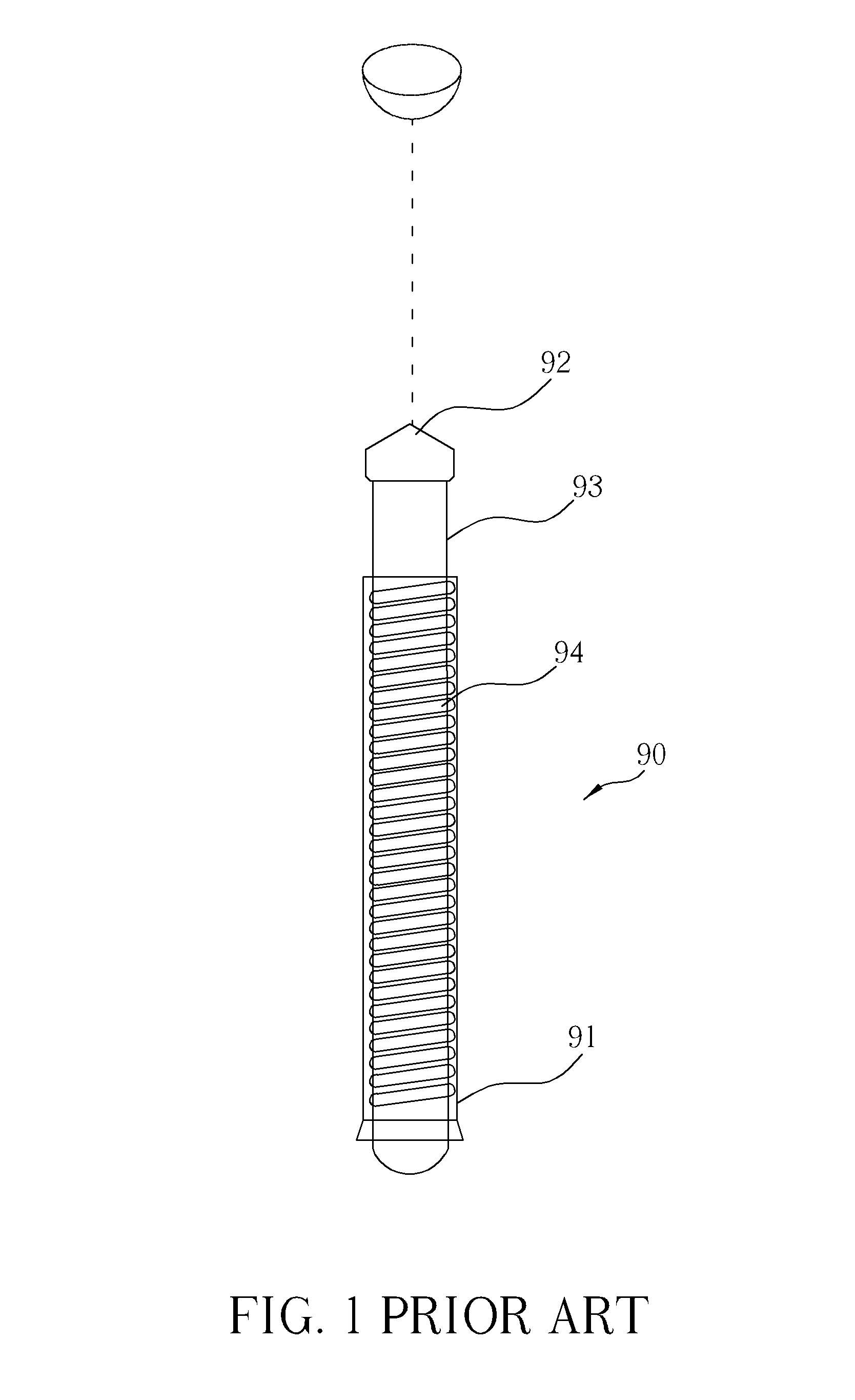 High-frequency vertical spring probe card structure