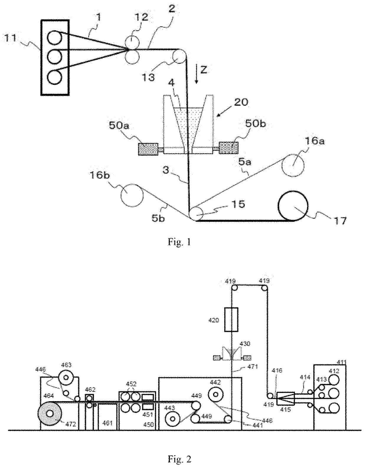 Prepreg manufacturing method and manufacturing apparatus