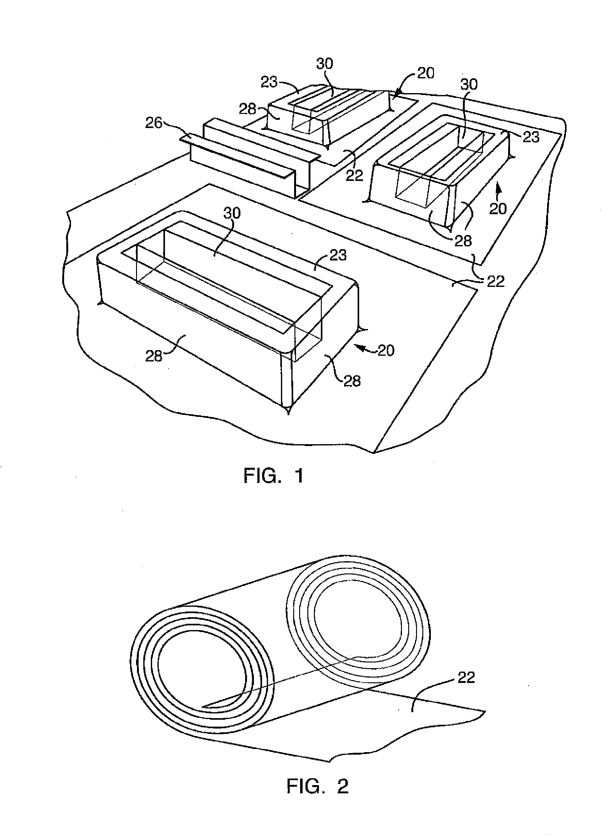 Method of manufacturing a composite insert