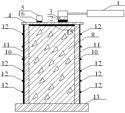 Device and method for testing variation of early-age dynamic elastic modulus of concrete in time-dependent manner