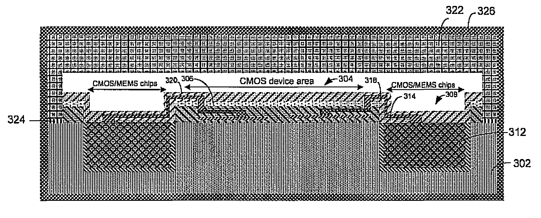 Method of forming monolithic CMOS-MEMS hybrid integrated, packaged structures