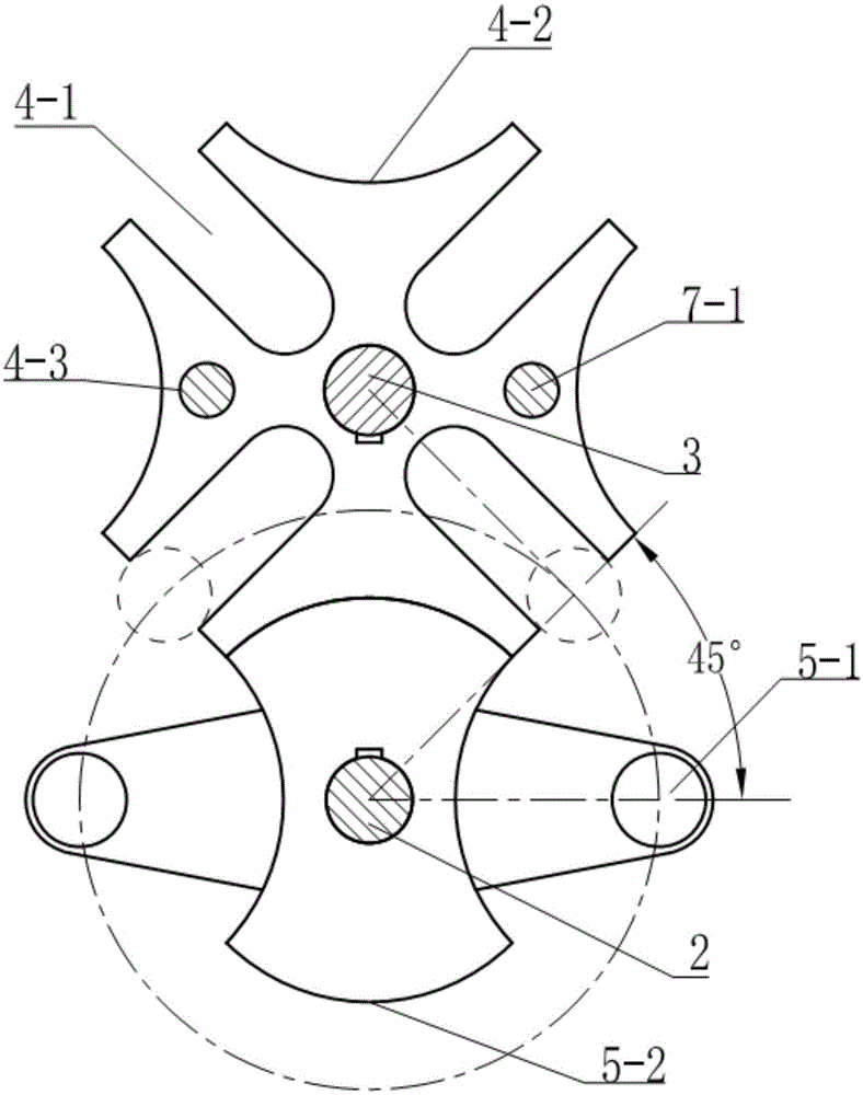 Groove wheel turnover device with auxiliary positioning function