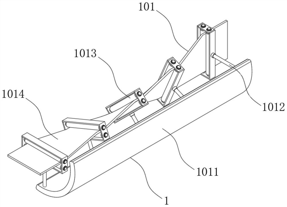 Cloth inspecting and packaging integrated conveying system