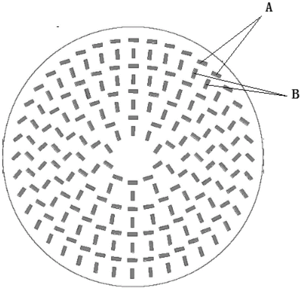 Radial line feed medium resonant antenna array