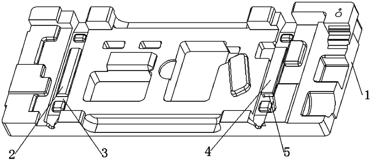 Chassis packaging device for household appliance