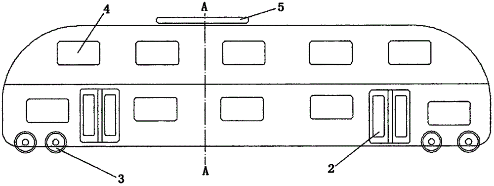 Urban overhead double-rail wide-body airbus