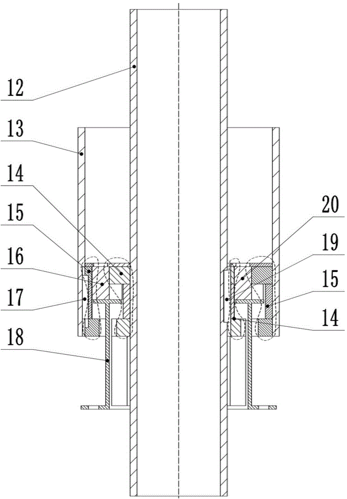 Coaxial type unmanned helicopter main driving structure