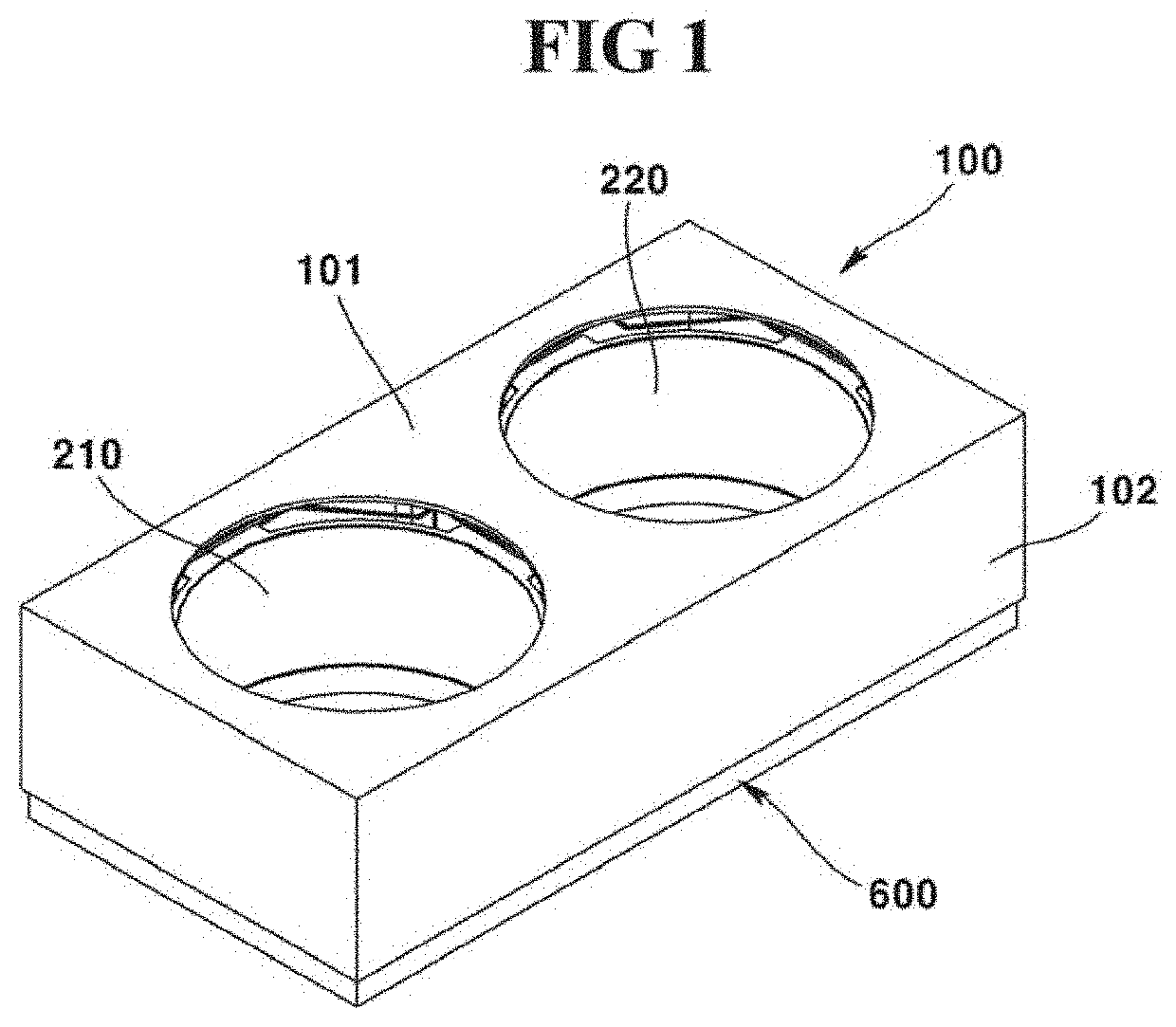 Dual camera module and optical device