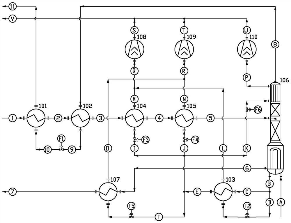 Method for recovering carbon dioxide by multi-stage liquefaction and staged refrigeration of industrial exhaust gas