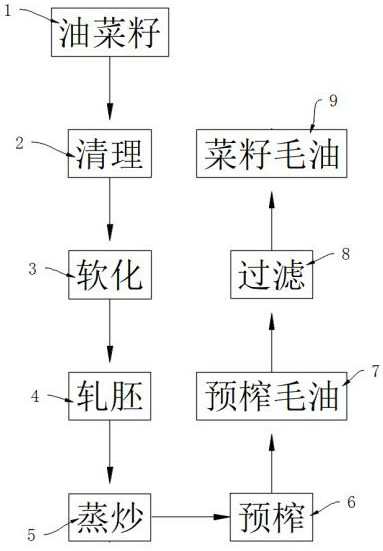 Rapeseed oil processing technology