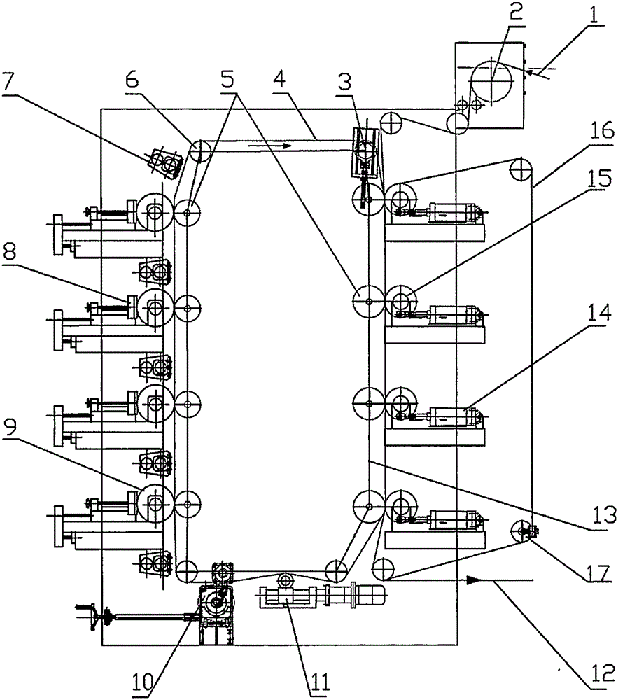 Integrated transfer printing device integrating printing and transfer printing