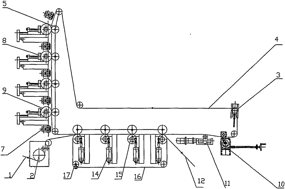 Integrated transfer printing device integrating printing and transfer printing