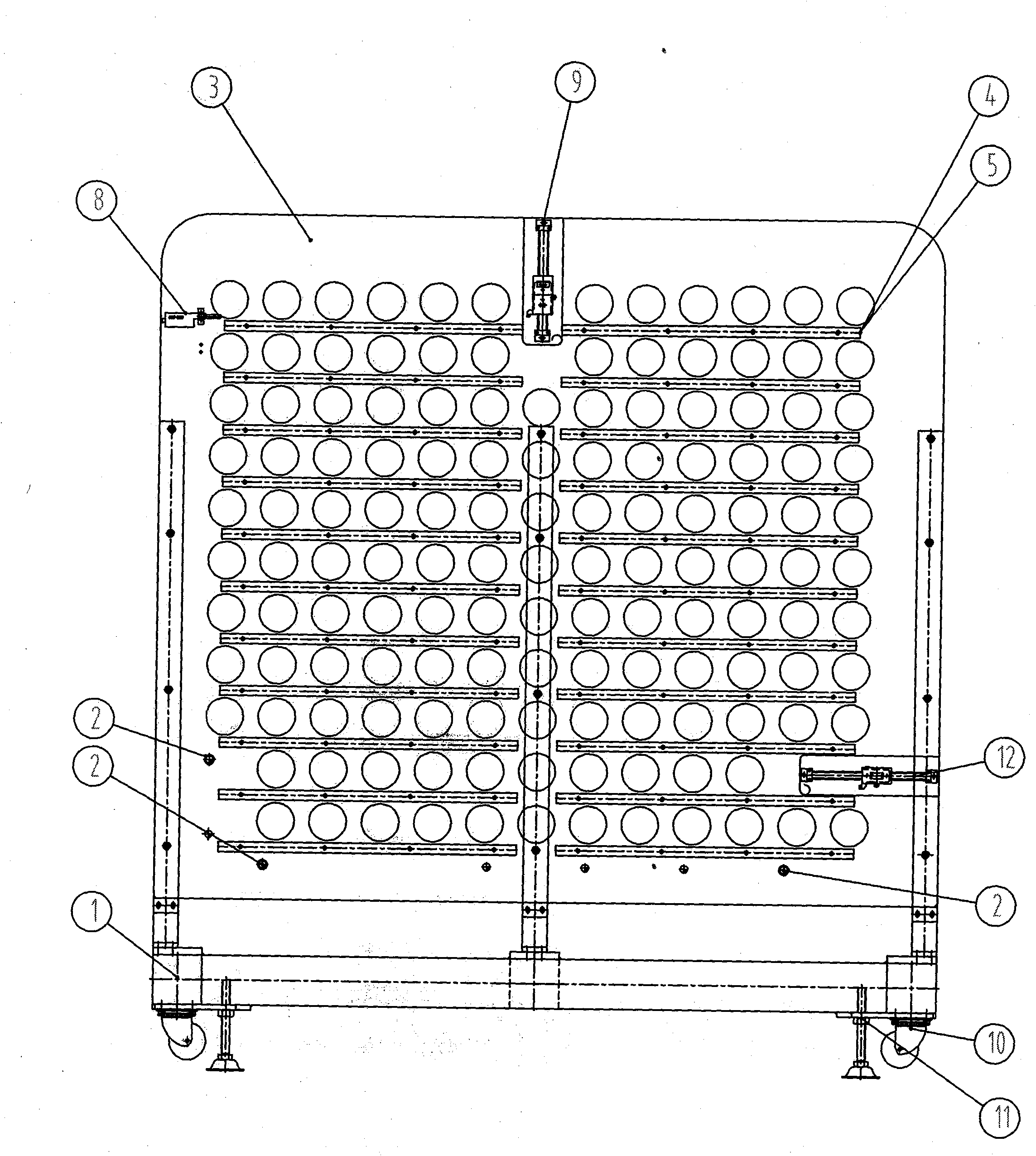 Fast measuring method of right angle of large-sized rectangular glass substrate and measuring instrument thereof