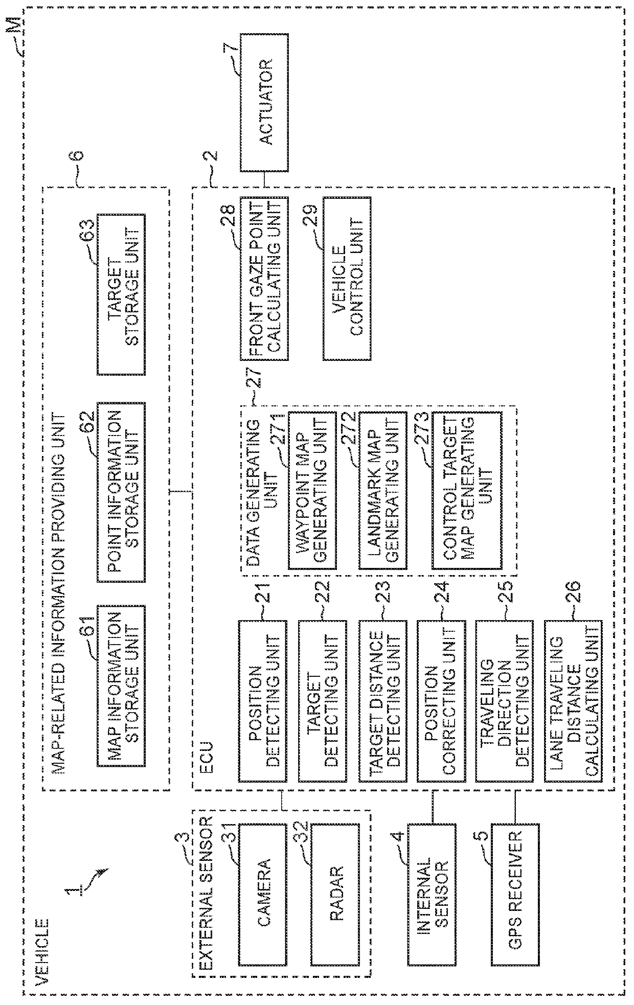 Road marking recognition device