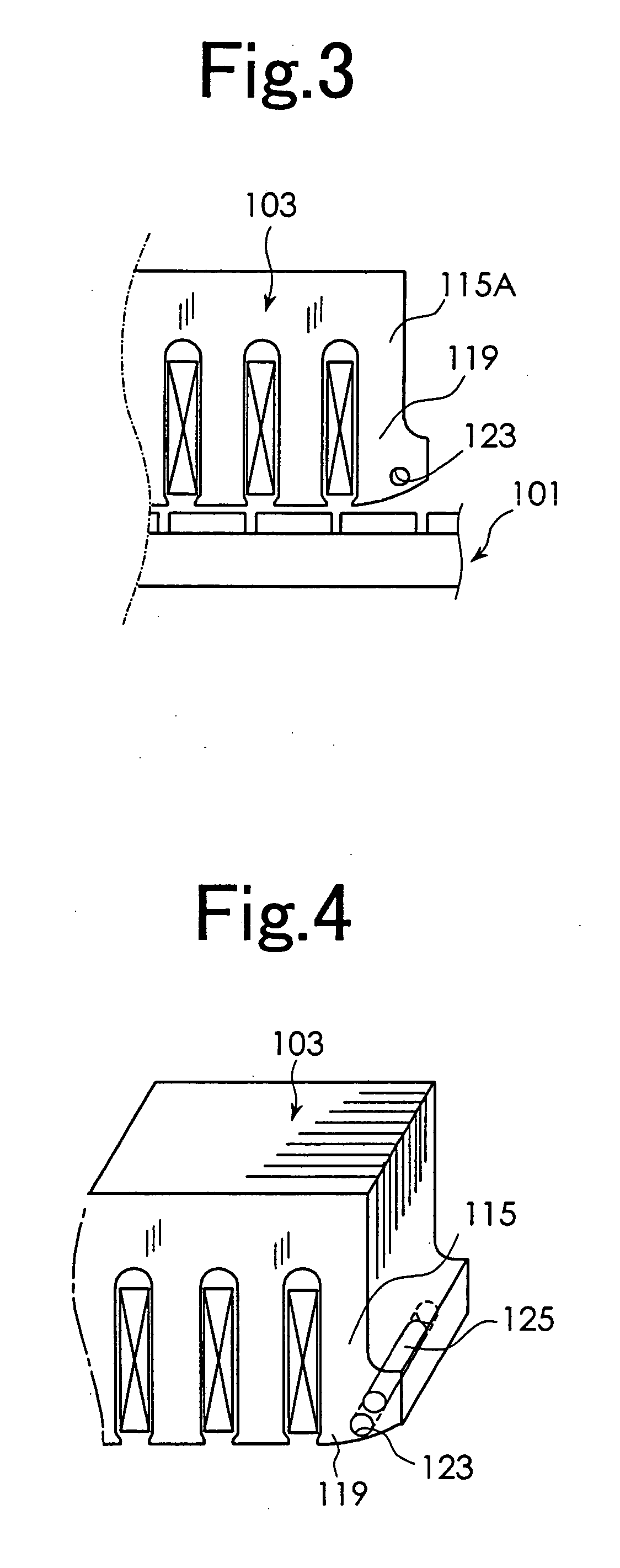 Linear motor with reduced cogging force