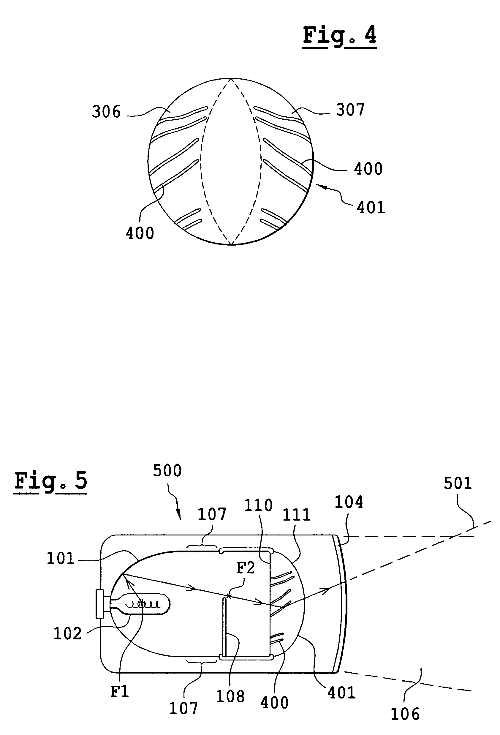 Light device for automobile overhead lights