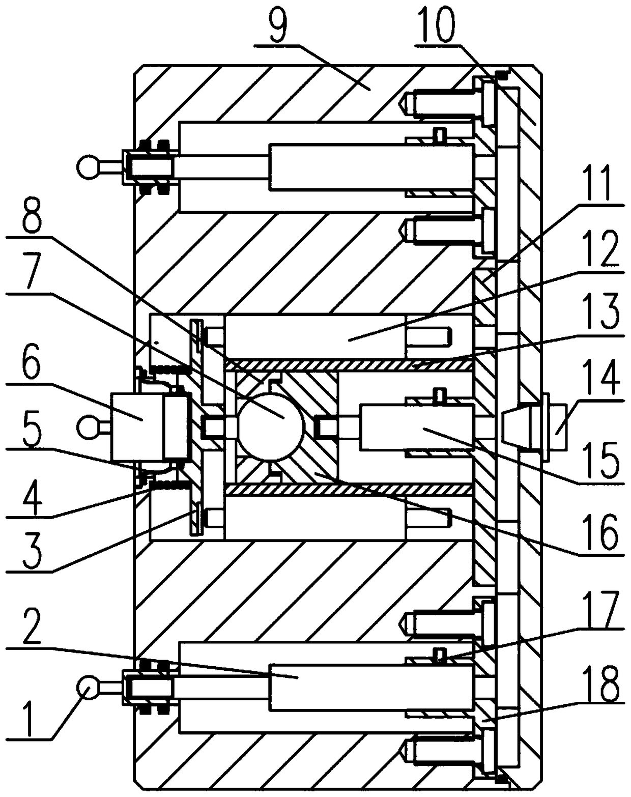 Nuclear fuel assembly multifunctional detecting device based on array type flexible detection