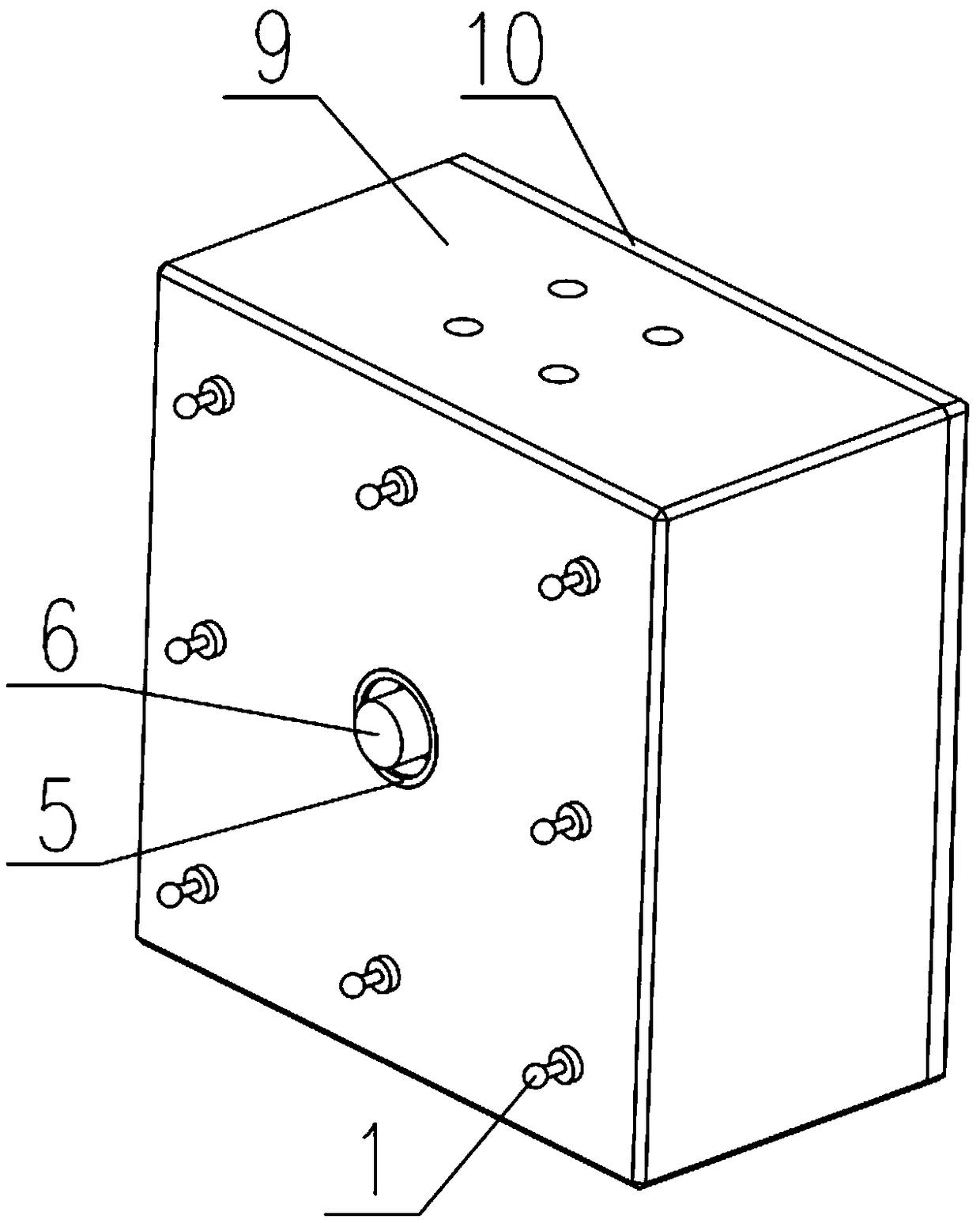 Nuclear fuel assembly multifunctional detecting device based on array type flexible detection