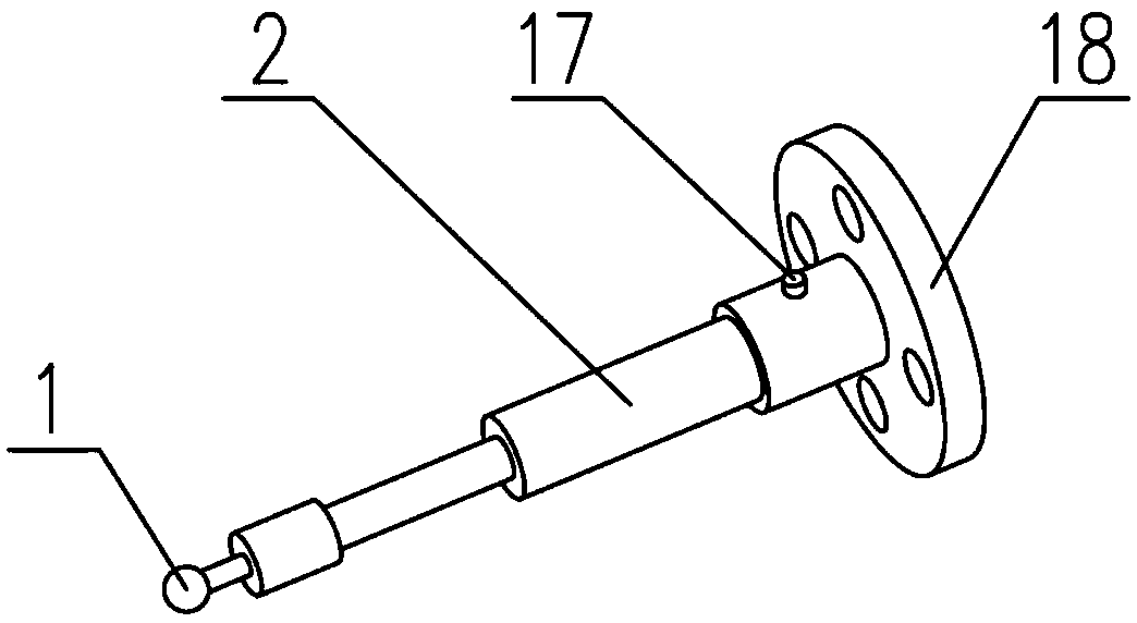 Nuclear fuel assembly multifunctional detecting device based on array type flexible detection