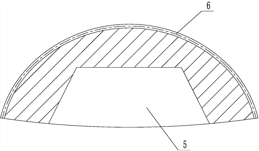 Tunnel shallow-buried excavation reserved core soil improved CRD construction method