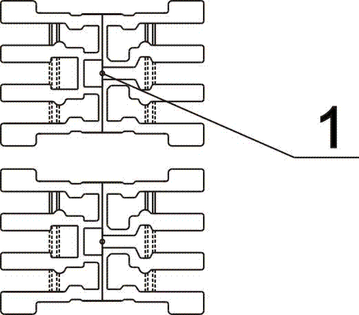 SMD(surface mount device) type LED short-pitch lead frame