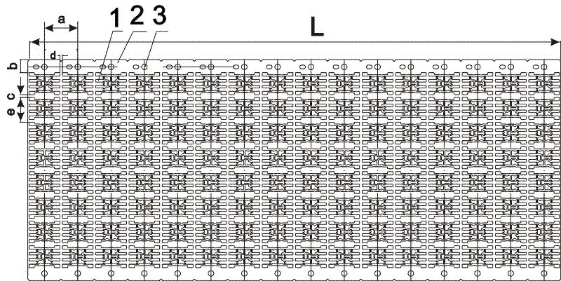 SMD(surface mount device) type LED short-pitch lead frame