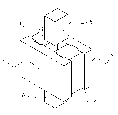 Magnetic material powder forming mold