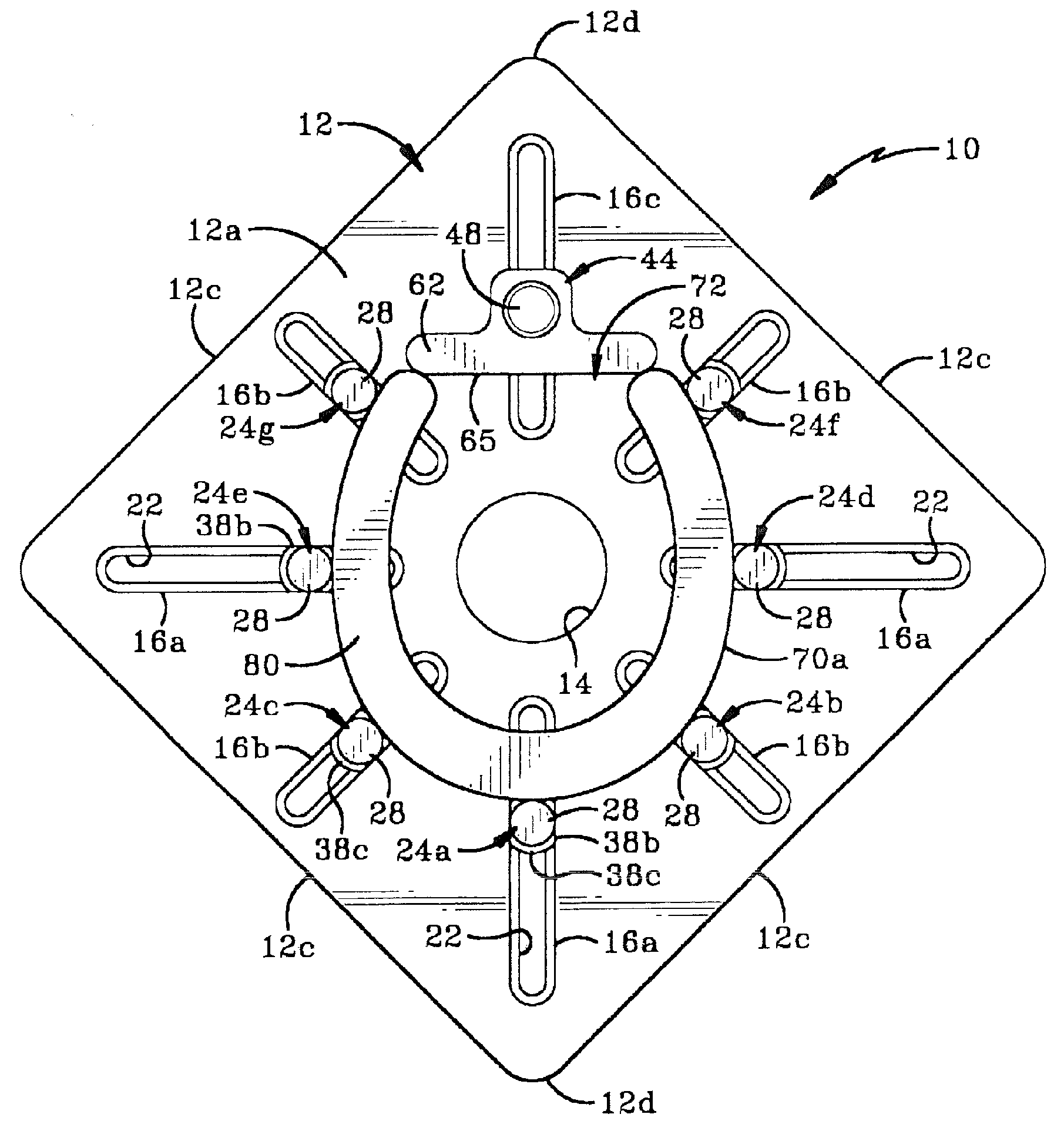 Horse hoof measuring and shoeing template