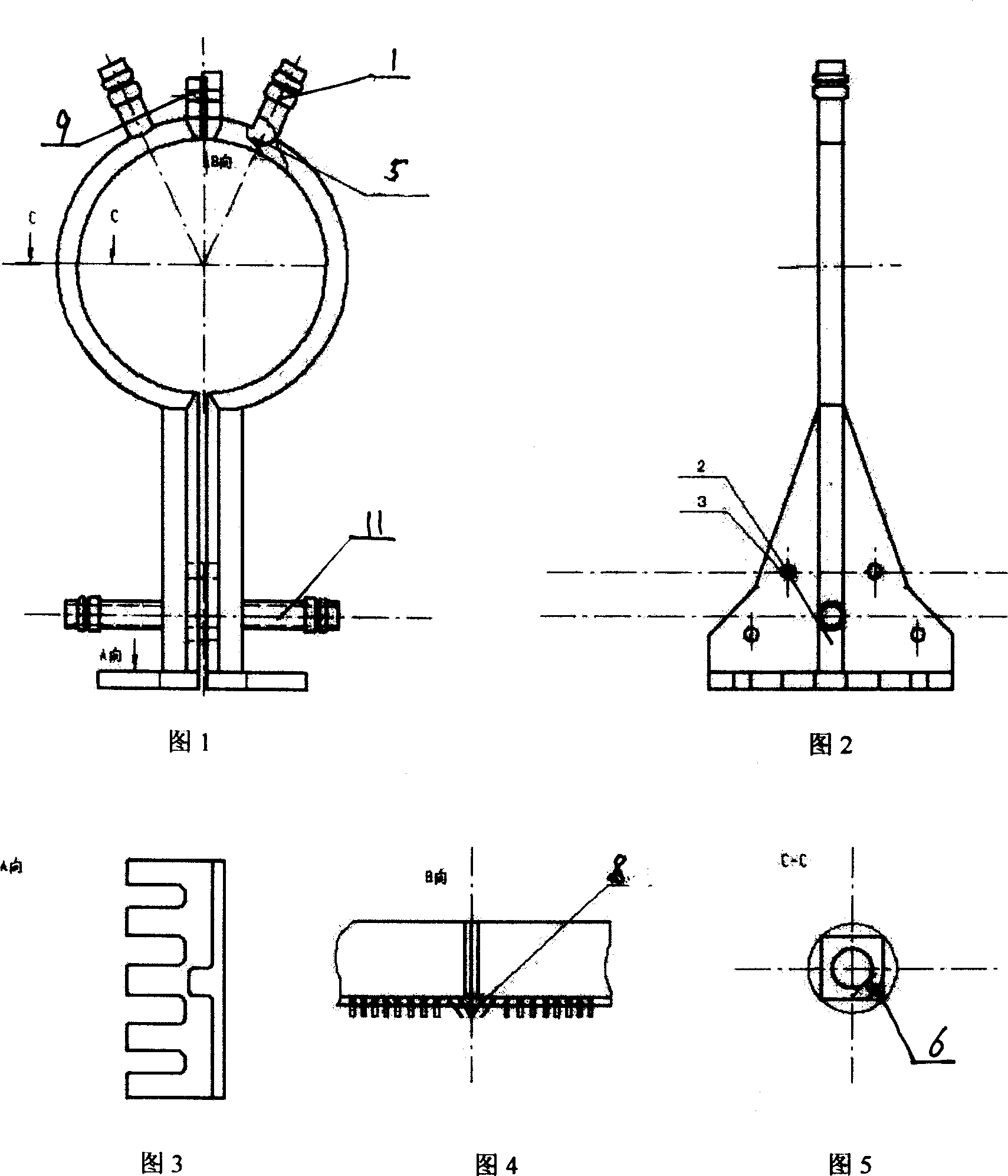 Surface hardening treatment method for large-power low-speed diesel engine piston bar